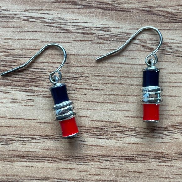 Women Earrings Blue/Red Tone Fashion Earrings - Picture 3 of 7